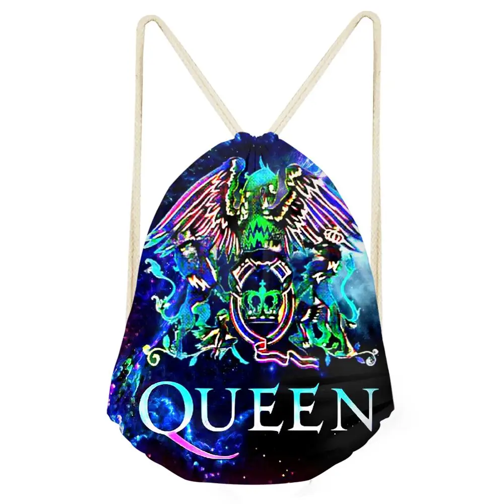 HaoYun/женские сумки на шнурках Пляжная обувь с рисунком Queen Band Рюкзак карманами
