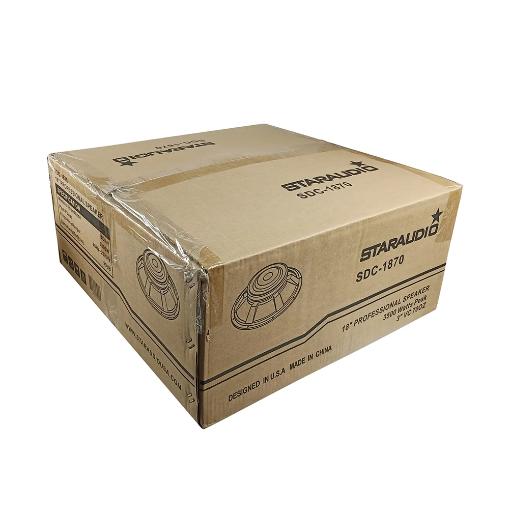 STARAUDIO Профессиональный 3500 Вт 18 дюймов сырья DJ Замена сабвуфер 8 Ом PA сценического