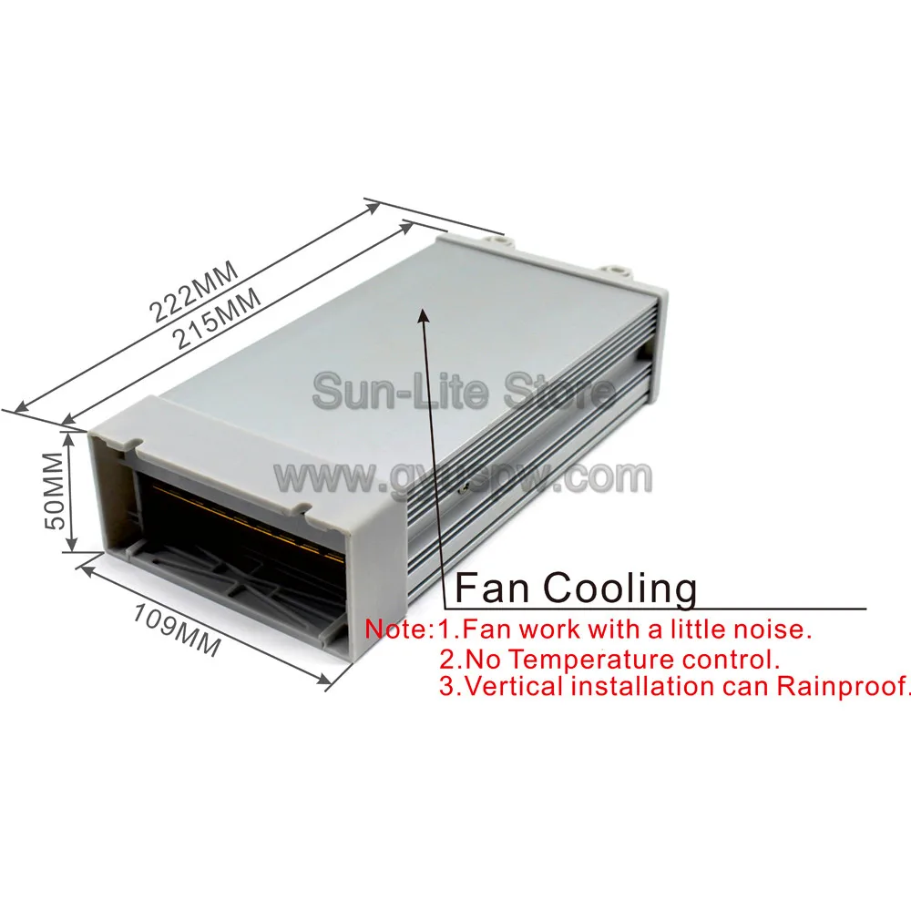 Переменный источник питания DC 24V мощностью 350 Вт, водонепроницаемый драйвер трансформатора 220 В/110 В AC DC24V, наружный источник бесперебойного питания для светодиодных модулей и освещения.