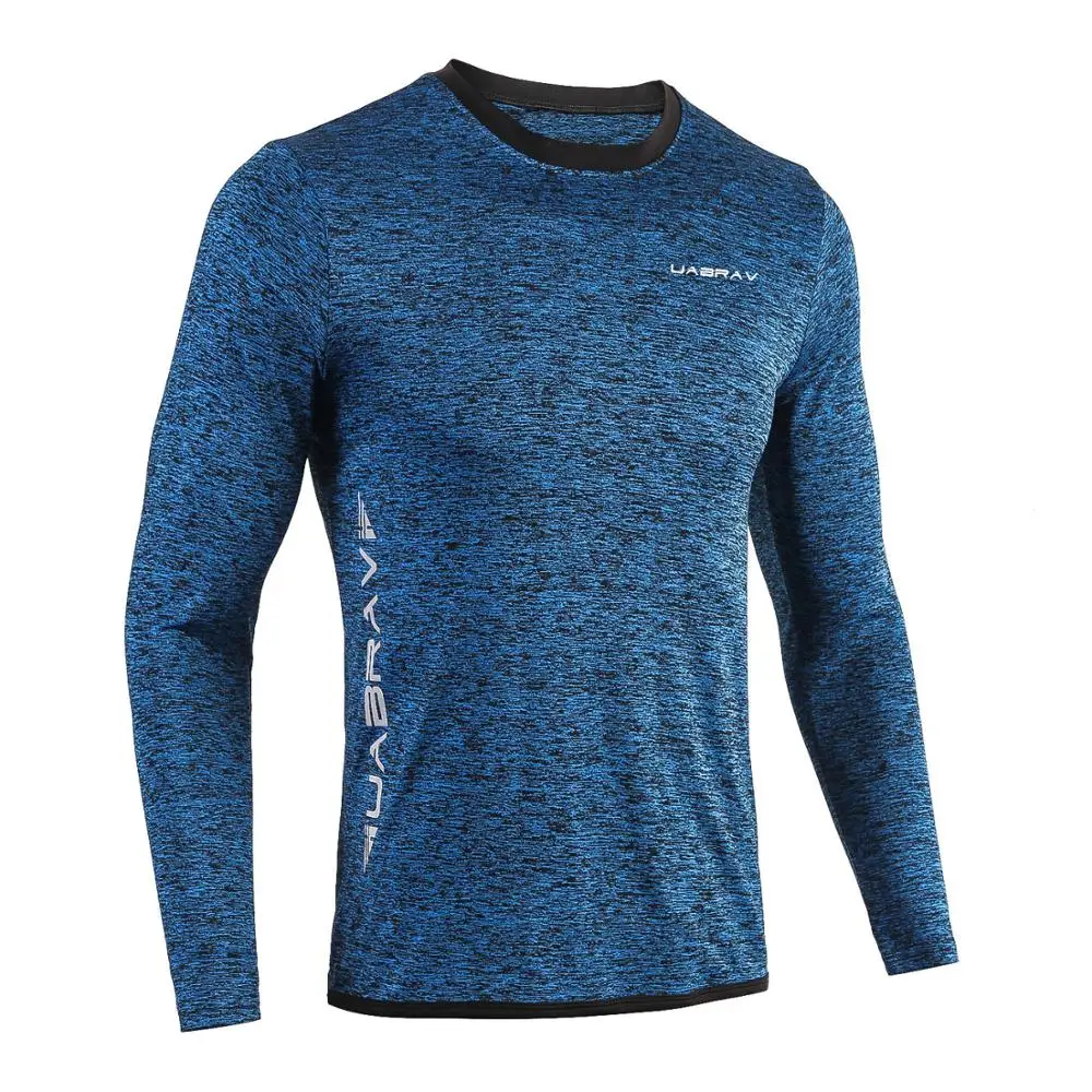 

2021 New Running Shirt Men's Rashgard Long Sleeve Gym Shirt Sportswear Compression Shirts for Men Fitness Sport T-Shirts
