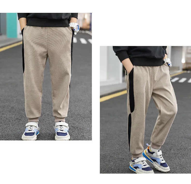 

Boys' Corduroy Pants, Children's Spring And Autumn Trousers New Style, Spring And Autumn Children's Casual Sports Pants