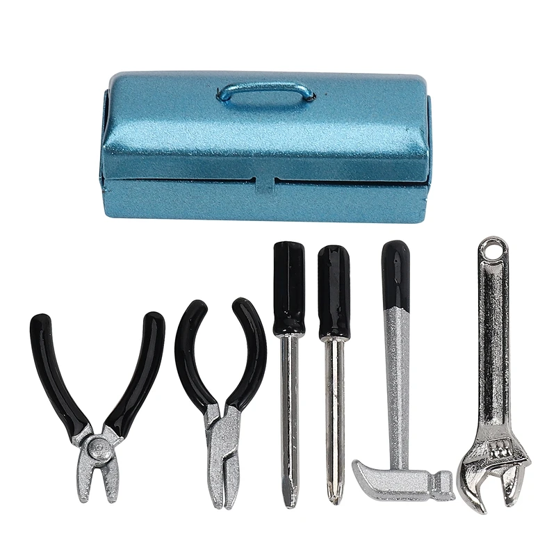 

Аксессуары для радиоуправляемого гусеничного автомобиля 1:10, мини-молоток, гаечный ключ, ящик для инструментов для Traxxas Trx-4 Tamiya Cc01 Axial Scx10 D90 D110...