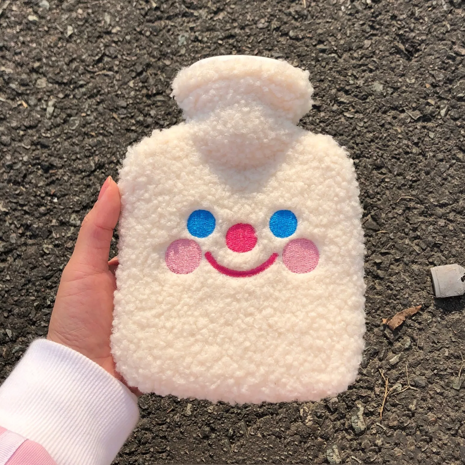 1 шт. безопасная для рук Бутылка горячей воды с плюшевой крышкой собак домашние