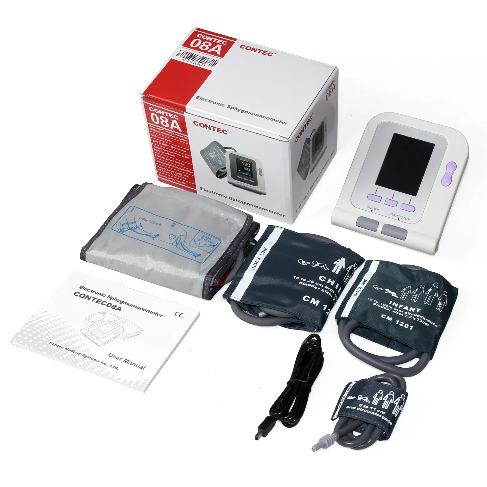 Contec цифровой монитор артериального давления CONTEC08A +