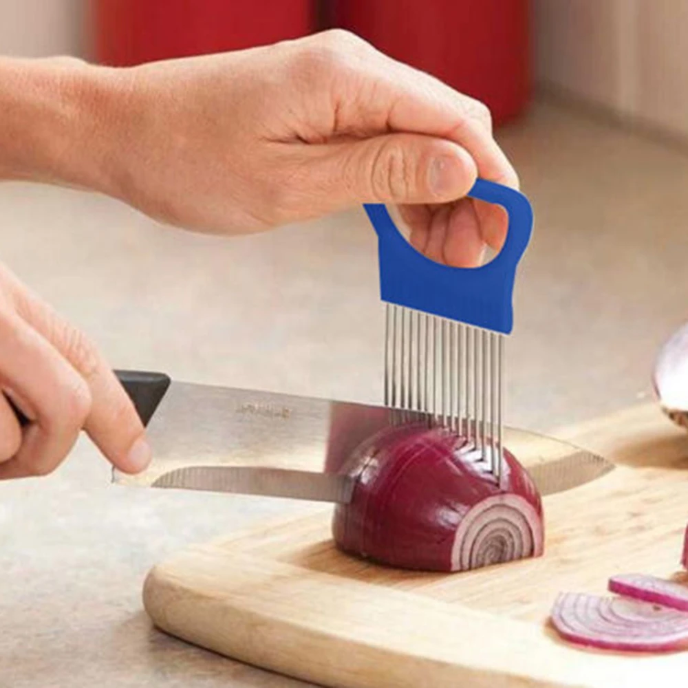 1 шт. держатель для лука вилка из нержавеющей стали и пластика|Шредеры слайсеры| |