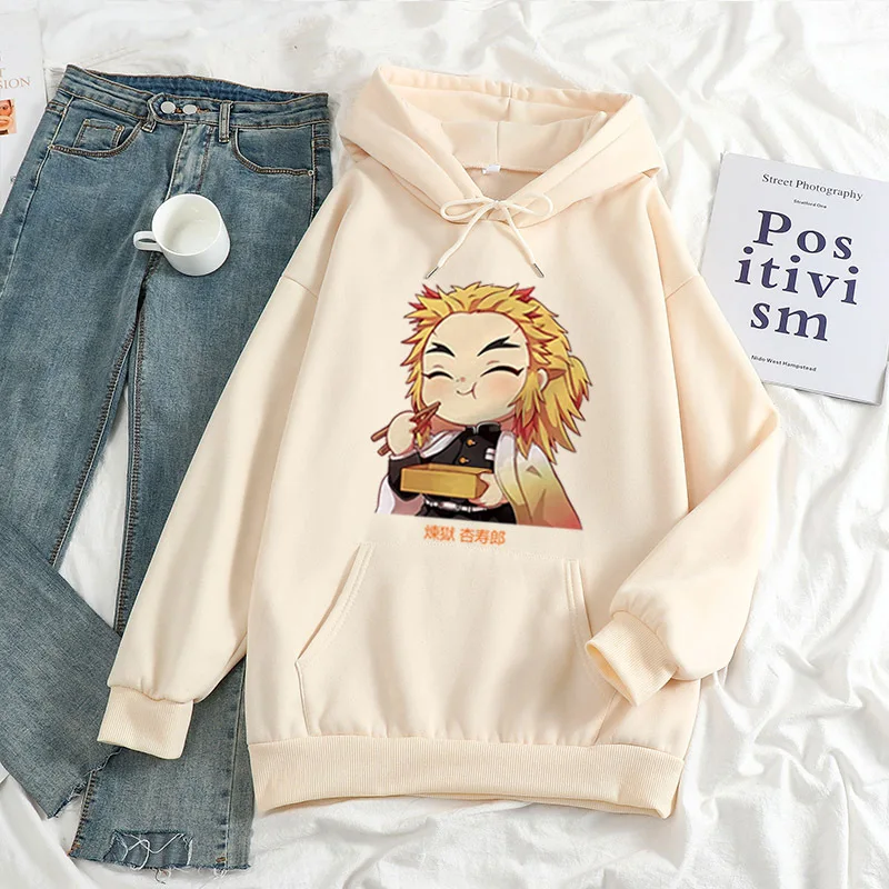 

Demon Slayer character Winter Sweatshirt boy girl Streetwear Long sleeve Casual Simple Women Men Harajuku oversize Sweatshirt