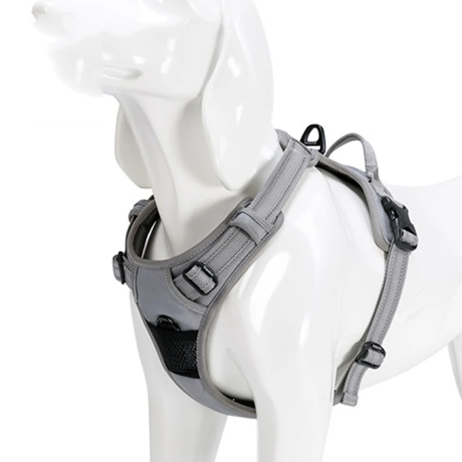 Регулируемый жилет портупея для собак K9 нейлоновый светоотражающий шлейка