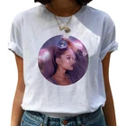 Футболка Ariana Grande женская с 7 кольцами, модная рубашка в стиле Харадзюку с надписью Thank U, следующая футболка в стиле 90-х, в стиле хип-хоп, с коротким рукавом, Ullzang