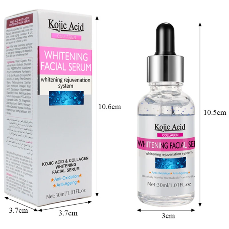 

30ml Acid Collagen Face Essence Moisturizing Anti-wrinkle Anti Aging Shrink Pores Whitening Moisturizing Repair Skin Face Serum