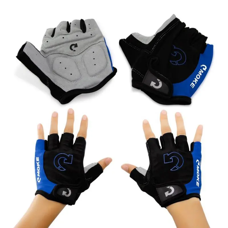 

Men Cycling Gloves Bicycle Sports Half Finger Gloves Anti-slip Gel Pad Motorcycle MTB Road Bike Gloves 2020 New
