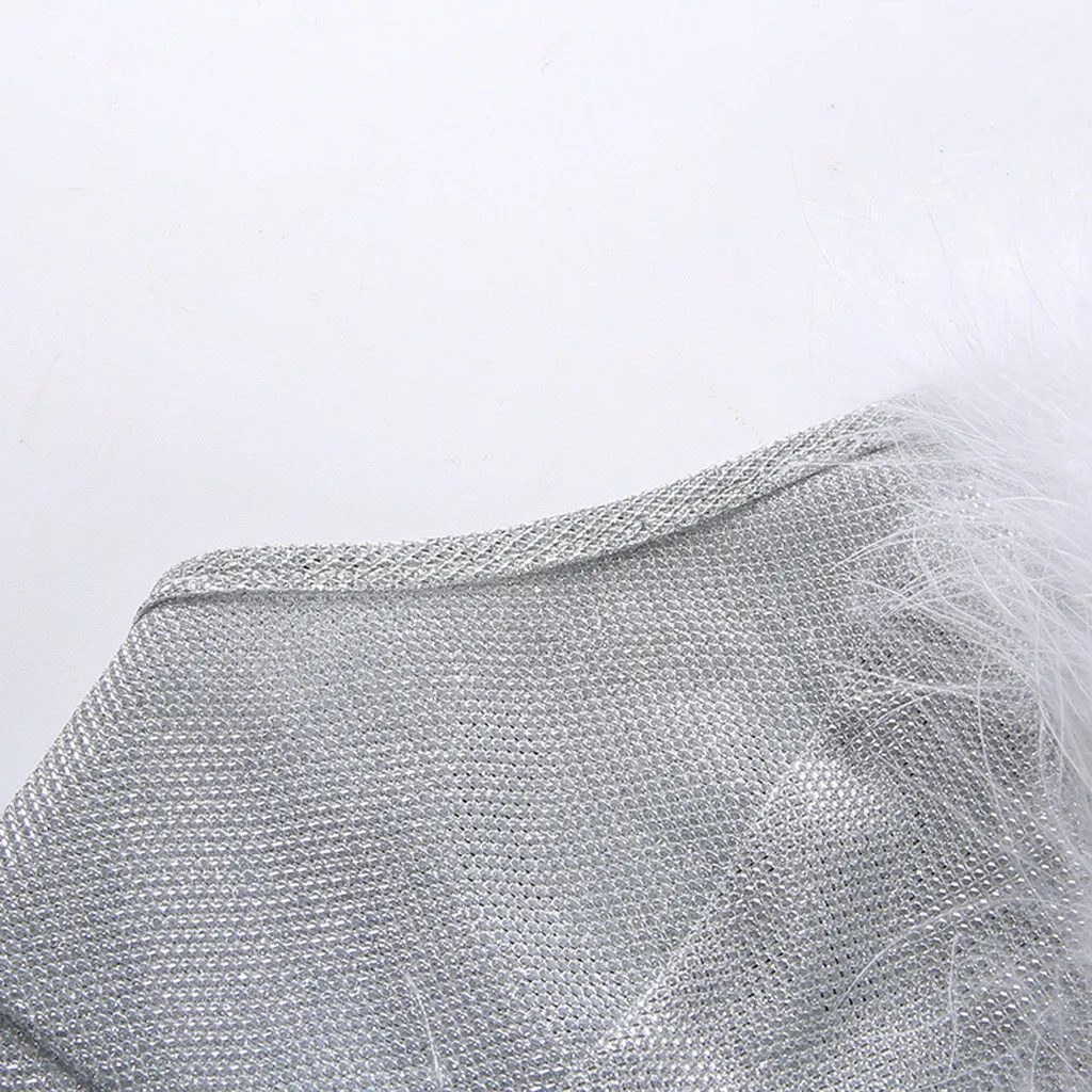 Кроп Топ женский с открытыми плечами и перьями|Топы| |