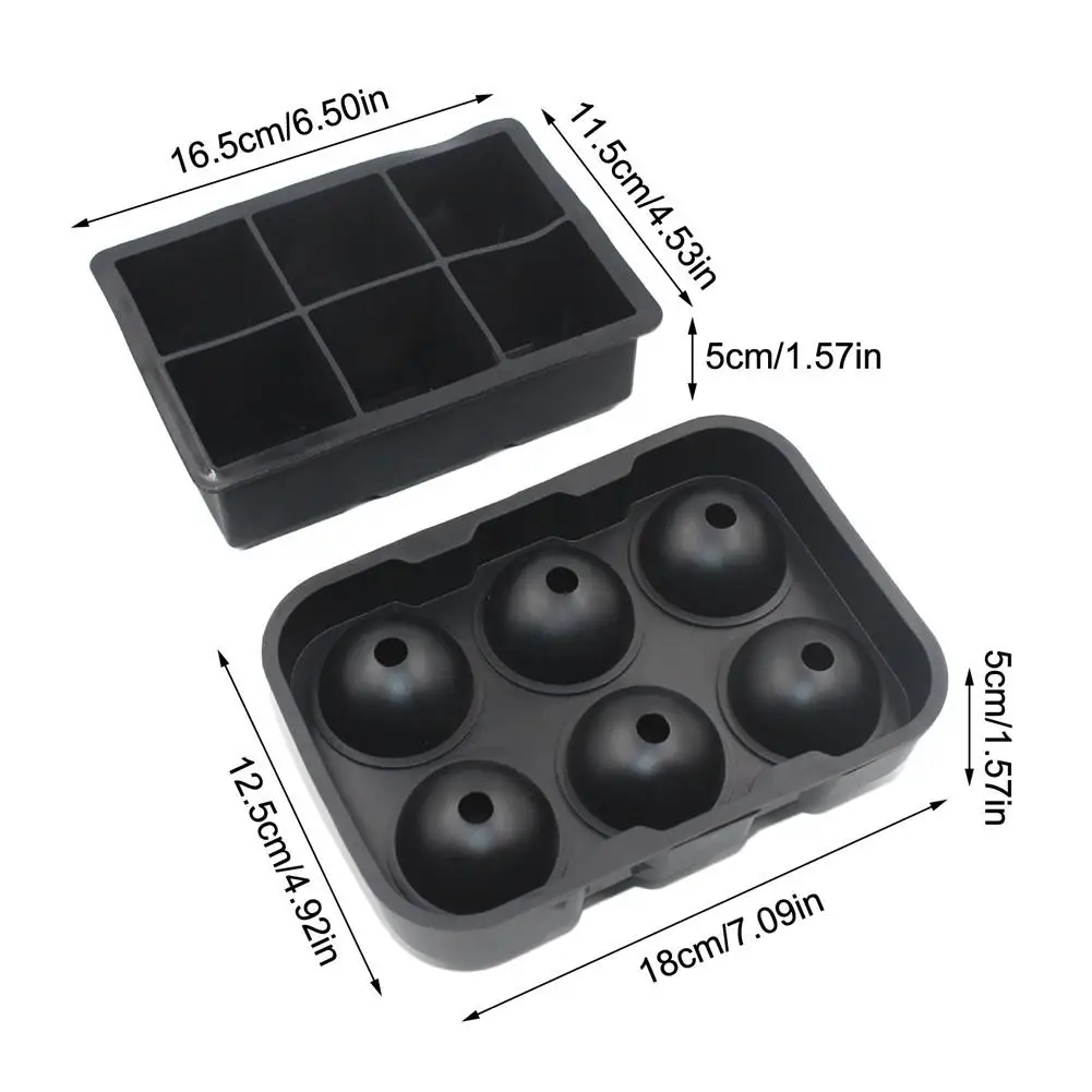 Силиконовые формы для ледяных шариков и лоток силиконовые большие кубические