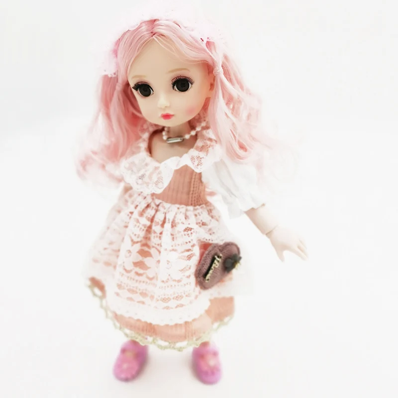 26 см 16 13 подвижных шарнирных кукол 1/6 BJD милые 4D глаза ресницы детские женские