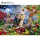Evershine 5D алмазная живопись сделай сам, Новое поступление, алмазная вышивка с животными, полная выкладка, круглая вышивка крестиком, распродажа, украшение для стен