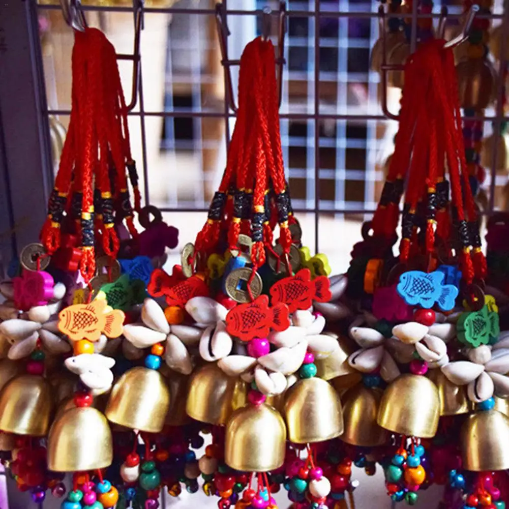 Подвеска в виде колокольчика ручной работы Национальный Бронзовый колокольчик