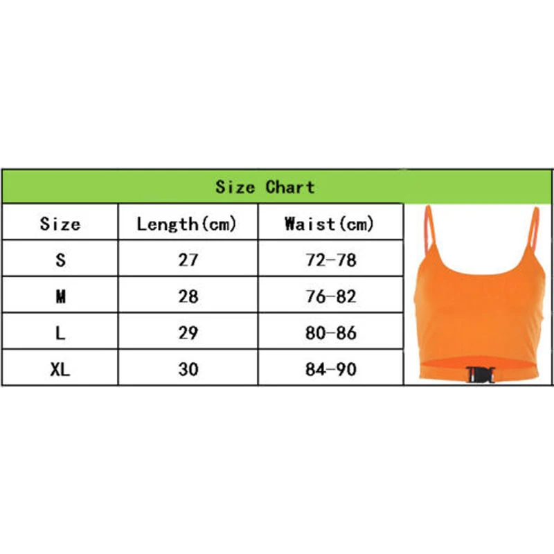 

ummer New Fashion Women Sexy Sling Personalized Buckle Straps Crop Tops Tank Summer Casual Sleeveless Short Vest Clubwear