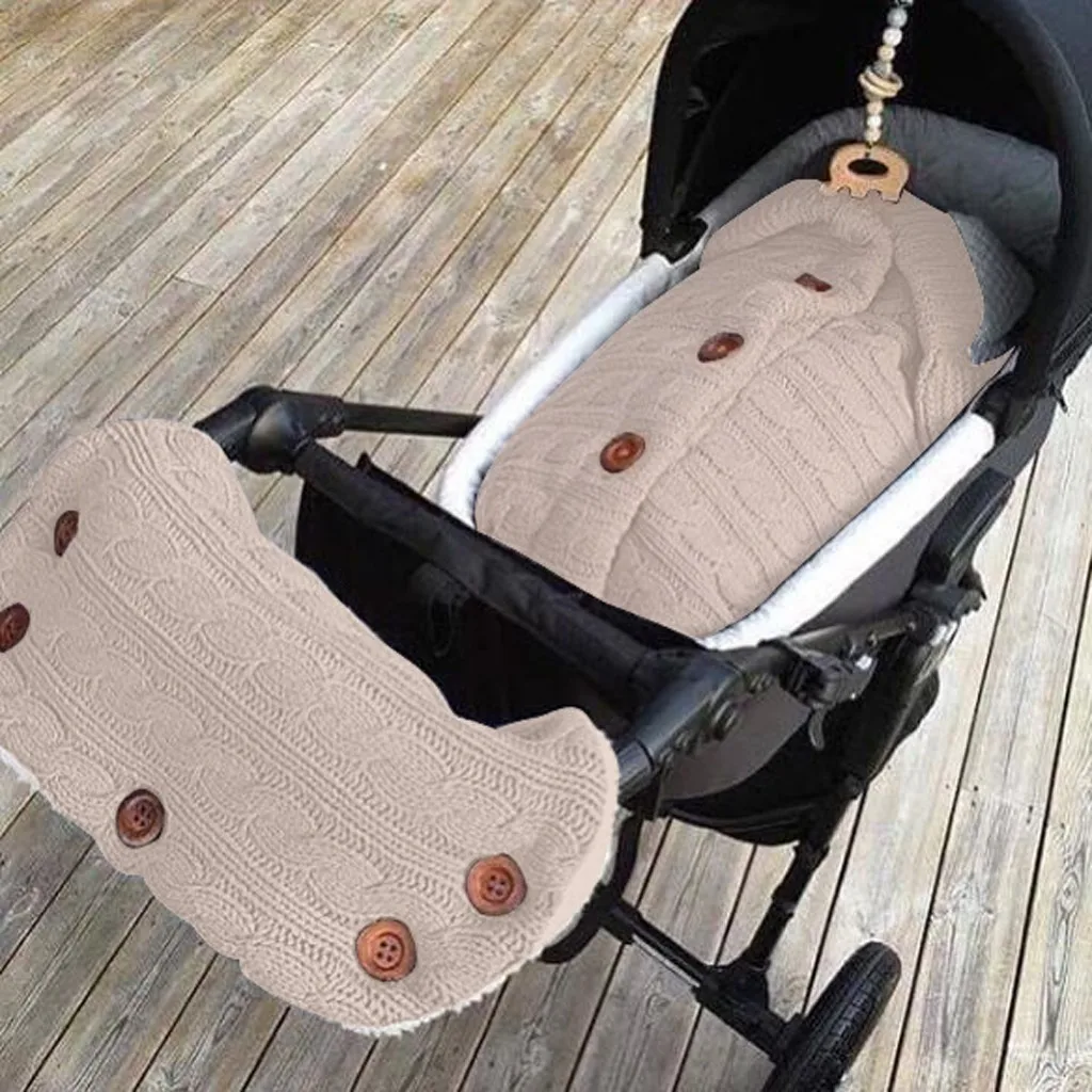 Newborn Wrap Infant Baby Swaddle Solid Sleeping Bag Cute Soft Sleep Sack Stroller Wrap+Glovers Suitable For 0-8 Months 68X40CM | Мать и