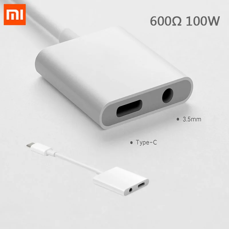 

Xiaomi Mi HiFi Decode Amp 100W 600Ω DAC Chip QC2.0 PD Fast Charging Push 32bit/384kHz Support Wire Control Switch 3.5mm & Type-C