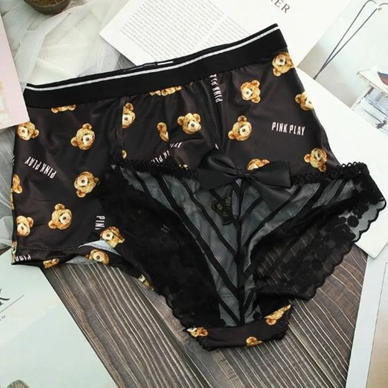 Трусы-боксеры мужские кружевные из вискозы с кружевом | Мужская одежда