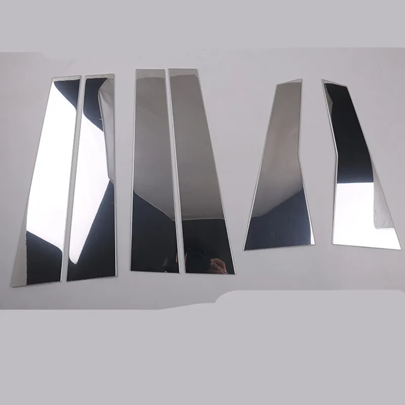 Хромированная алюминиевая накладка на столб автомобильного окна для Mercedes Benz B Class