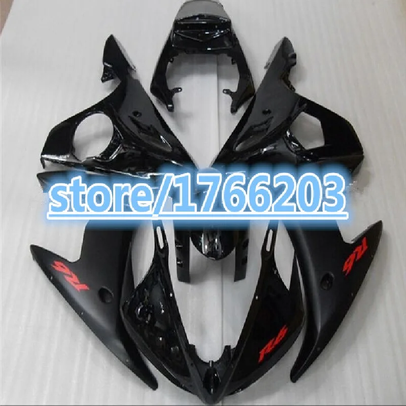 

Комплект обтекателей из АБС-пластика для YAMAHA R6 2003 2004 2005 черный YZF R6 03 04 05 комплект обтекателей Сменные халлы