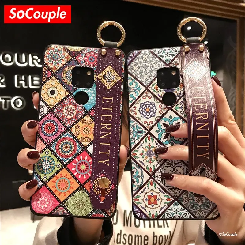 SoCouple чехол на запястье для huawei P20 P30 Pro Lite P10 mate 10 20 Pro 30 Lite Nove 3 3i Honor 20 Pro 10 Чехол-держатель для телефона
