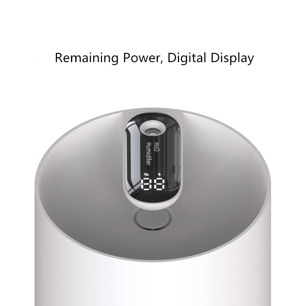 2019 new 1L rechargeable aromatherapy humidifier with 3000mAh battery essential oil diffuser usb air aroma for home | Бытовая техника