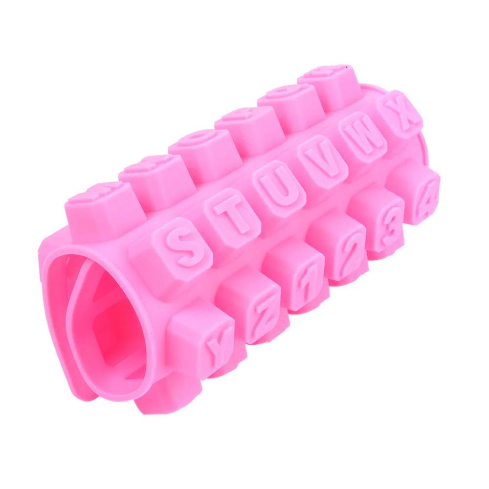 Силиконовая форма для шоколадного торта 26 букв английского алфавита инструменты