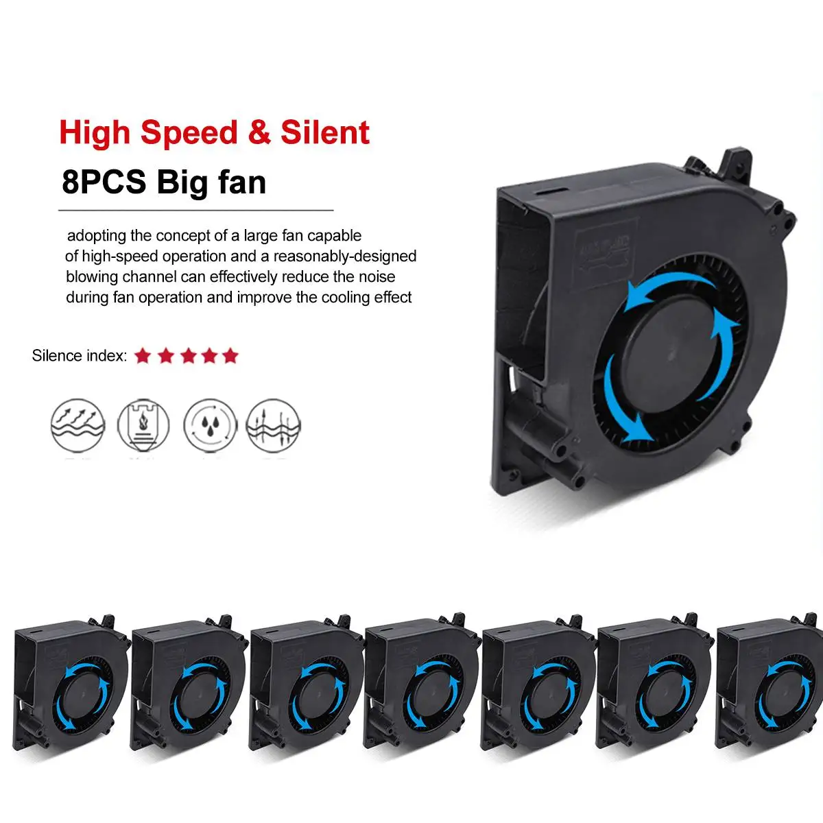 4/8 встроенный вентилятор 12V охлаждающий Чехол подушки сиденья автомобиля с