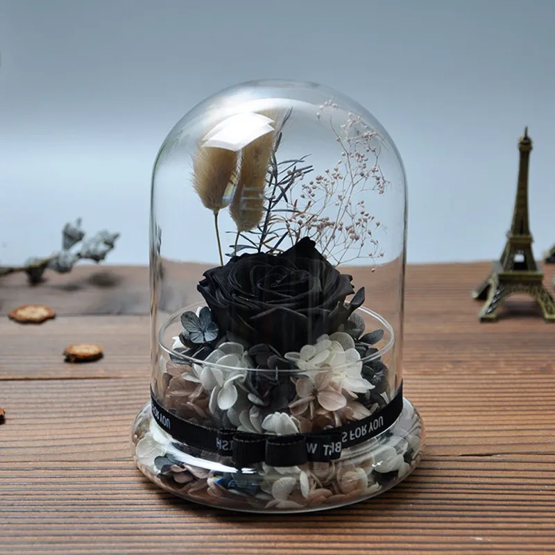 Стеклянная купольная ваза размером 10*12 см украшение для дома креативный