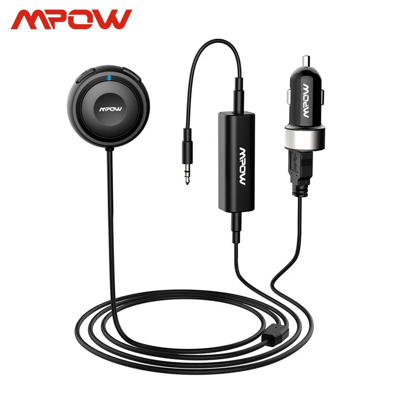 Mpow MBR2 Bluetooth автомобильный комплект громкой связи вызовы Streambot аудио приемник