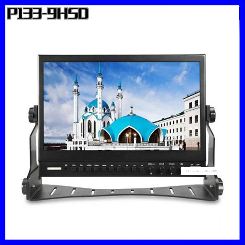 13-дюймовый IPS-монитор вещания 9-24 В с совместимыми с 3G-SDI настольными ЖК-мониторами 1920*1080