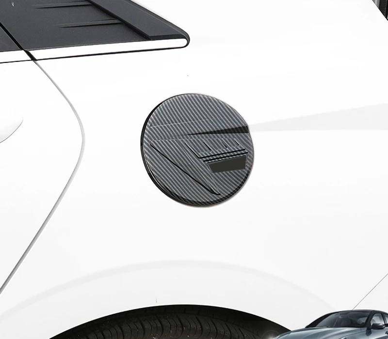 For Hyundai Elantra CN7 2020 2021 Carbon Fiber Color Fuel Tank Cover Gas Oil Box Cap Panel Moulidng Ring Car Styling Accessories For Hyundai Elantra CN7 2020 2021 Carbon Fiber Color Fuel Tank Cover Gas Oil Box Cap Panel Moulidng Ring Car Styling Accessories