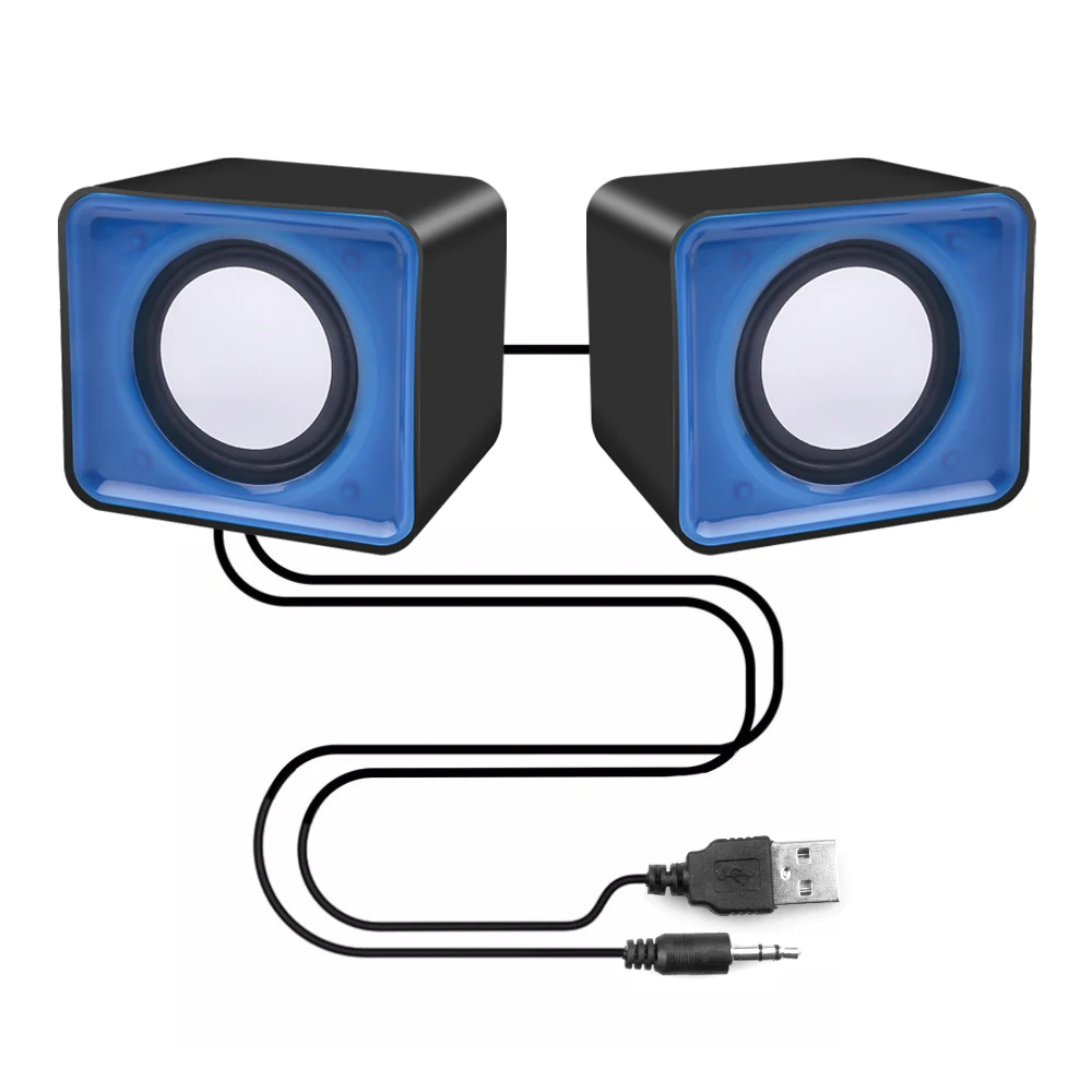 kebidu Mini Music Stereo USB 2.0 Speakers for computer Desktop PC Laptop Notebook Home Theater Party Loudspeaker Portable | Электроника