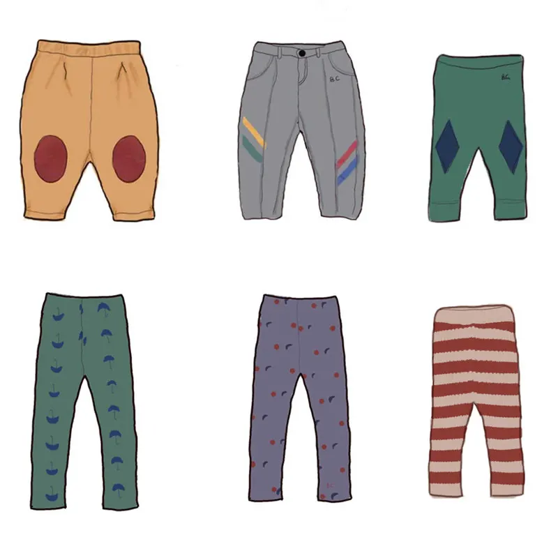 Детские штаны теплые леггинсы для девочек и мальчиков Осень зима 2020 свободные