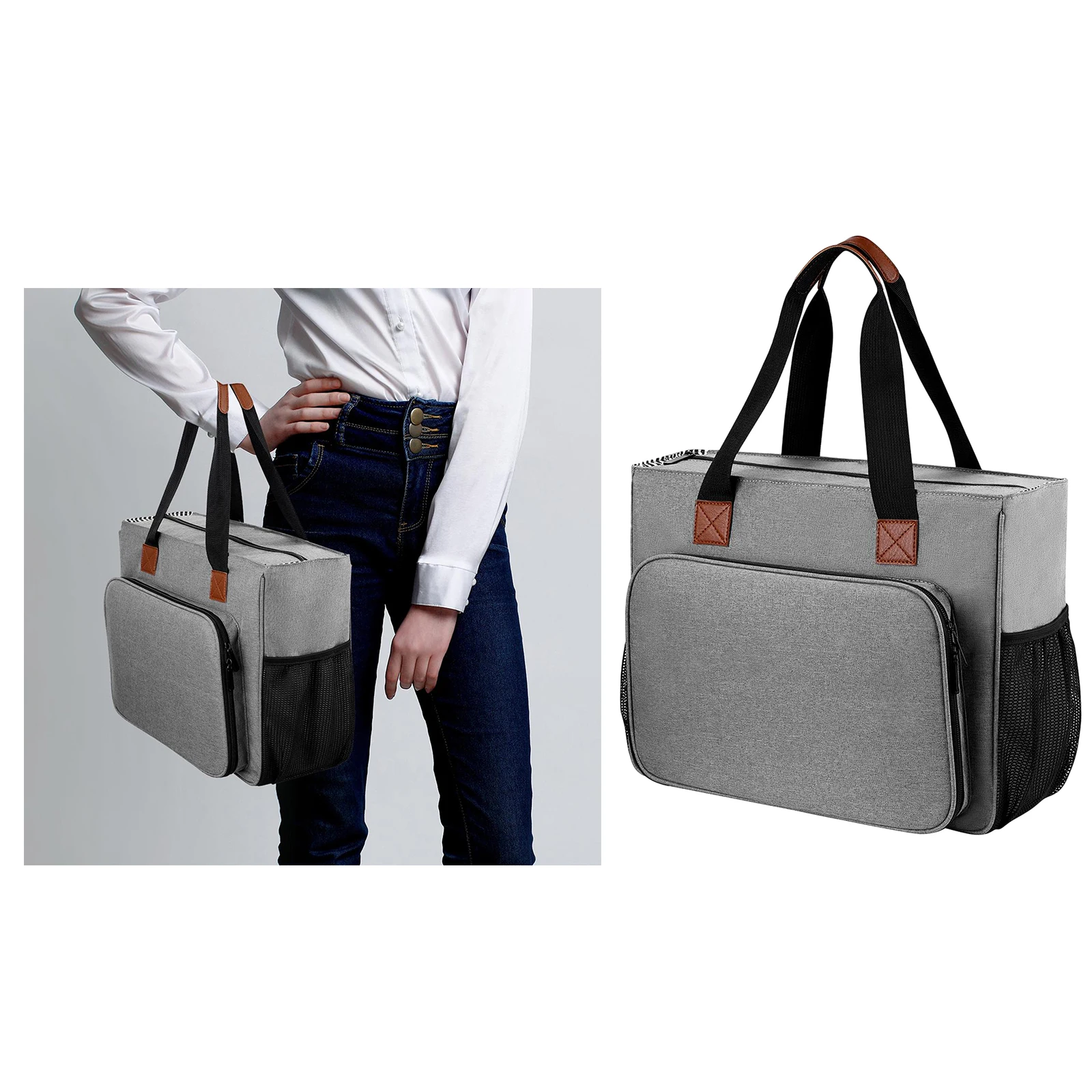 

Portable Knitting Bag Yarn Storage Tote Bag for Yarn Crafts Unfinished Project
