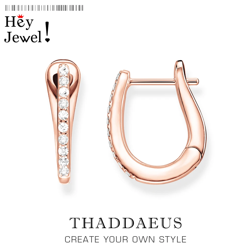 

Classic Rose Creole Hinged Hoop Earrings,Europe Fashion En-vogue Good Jewelry For Women,2020 Gift In Pure 925 Sterling Silver