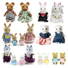 1:12 лесные животные семейная вилла мебель для кукол игрушка лесной дом мини для спальни набор сделай сам миниатюрный кукольный домик мебель для детей