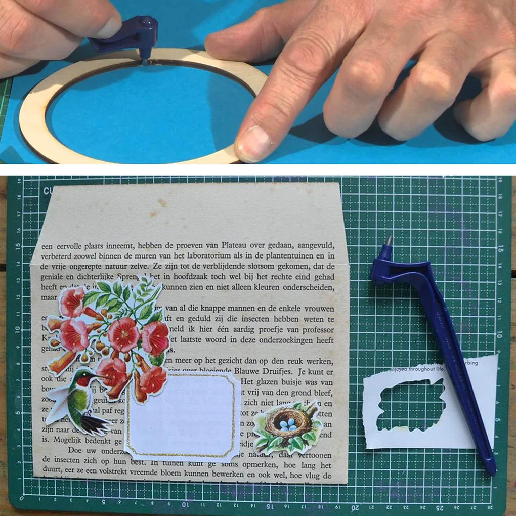 

360 Rotating Craft Knife DIY Art Pen Cutting Folding Knife Leather Paper Carving Tool Sculpture Engraving Stainless Steel Blade