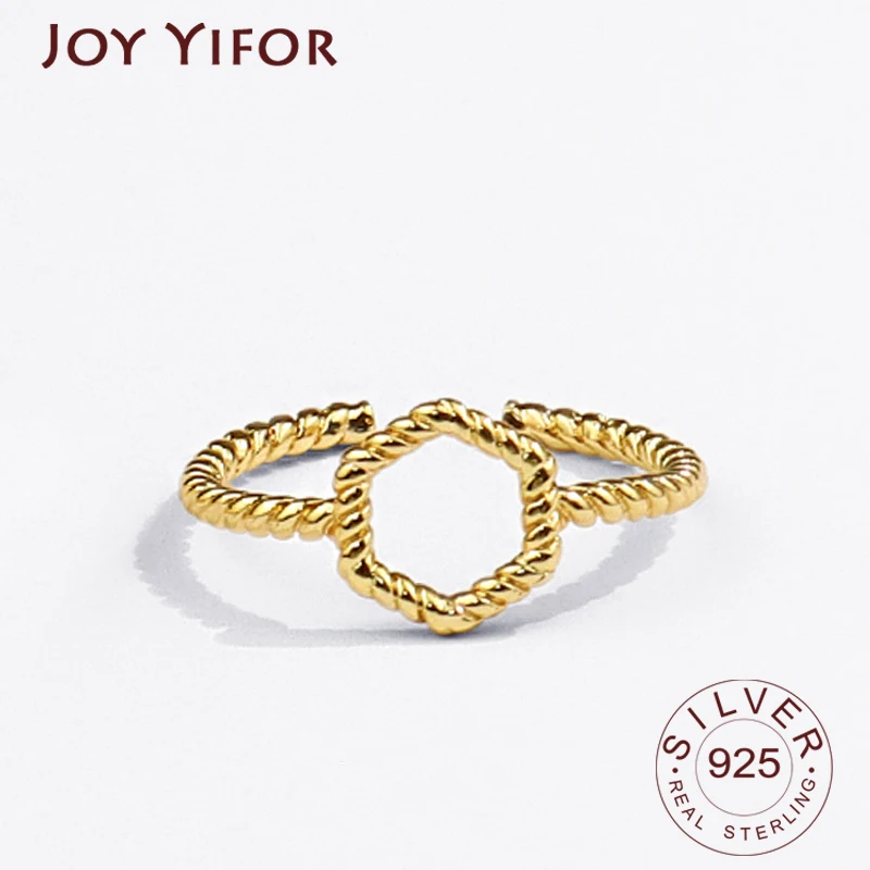 

High Quality 925 Sterling Silver Wedding Ring Classic Circle Finger Ring Women Wedding Engagement Jewelry Gift