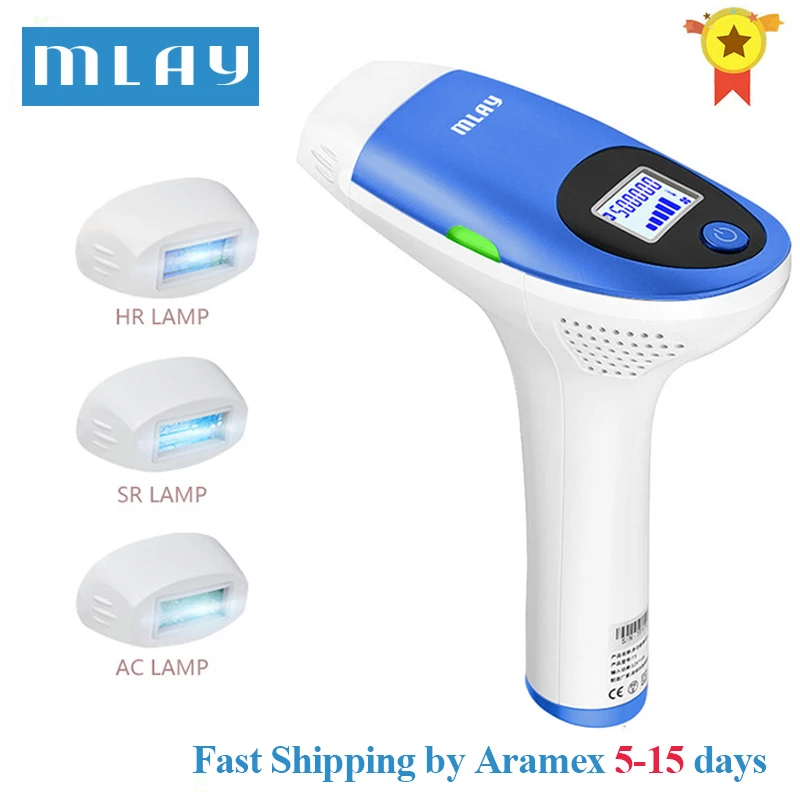 

Лазерное удаление волос MLAY, Перманентный депилятор, лазерный IPL эпилятор для женщин, лазерное устройство для удаления волос, 500000 вспышек T3