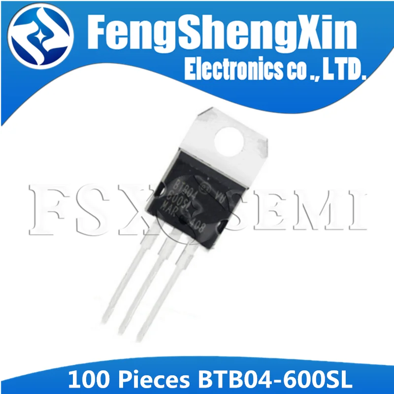 

100pcs/lot BTB04-600SL BTB04-600 TO-220 TRIAC