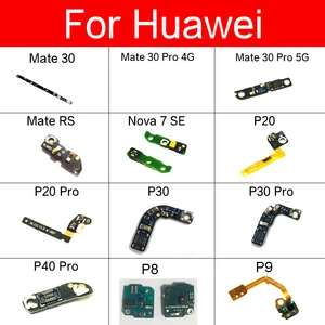 Антенна для микрофона, гибкий кабель для Huawei P8 P9 P20 P30 P40 Pro Mate 30 RS Pro 4G 5G Nova 7SE