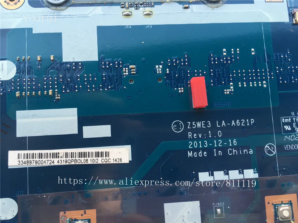yourui For Acer aspire E1-510 E1-510G Laptopmotherboard NBC3911001 Z5WE3 LA-A621P 100% Fully tested | Компьютеры и офис