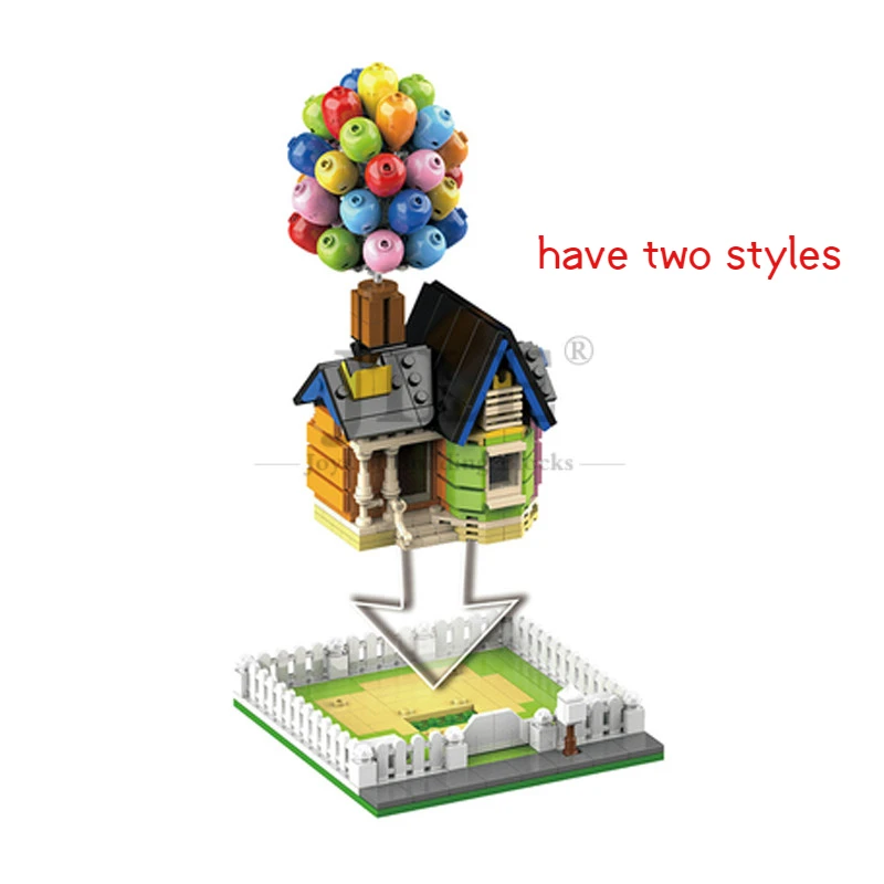 Конструктор Moc Flying ball House Up 7025 подвесные блоки сделай сам для строительства