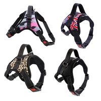dog soft adjustable harness pet large dog walk out harness vest collar hand strap for small medium large dogs