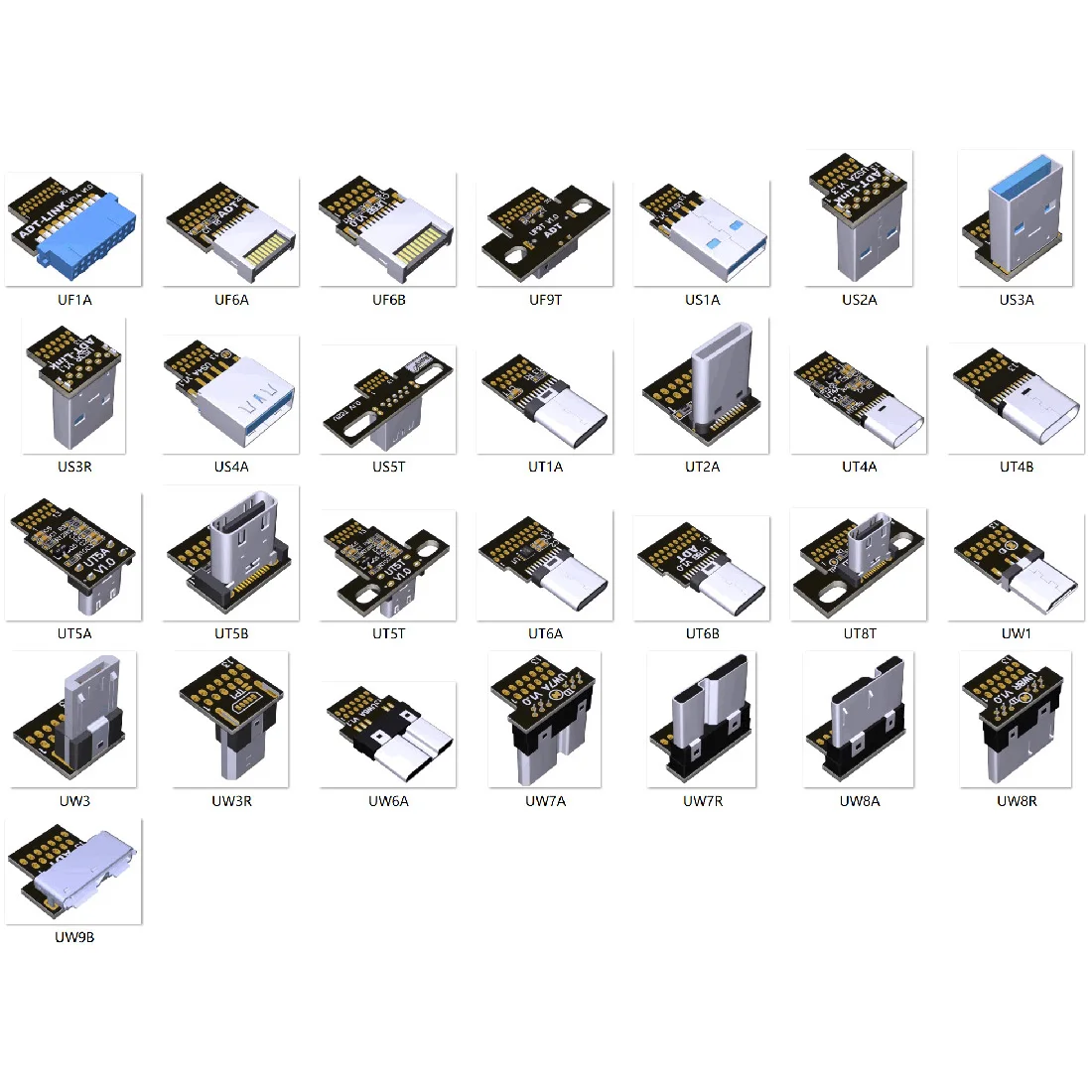 Кабель-удлинитель USB S-W Type-A-Micro-B ADT-Link 3 0 штекер-гнездо плоский угловой FPC FPV - купить