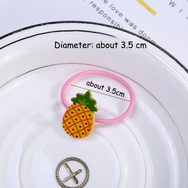 Новинка мультяшный стиль веревка для волос девочек детские резиновые ленты 3 5 см