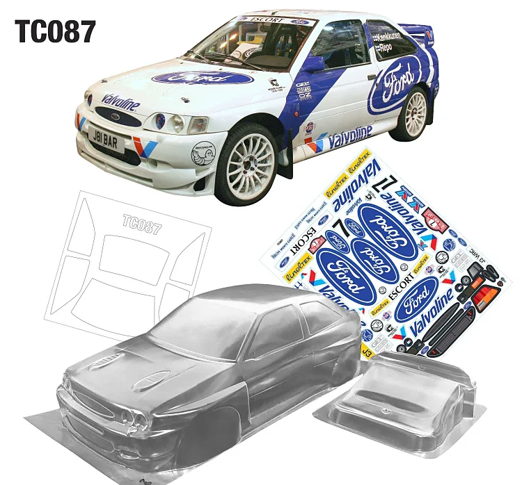 Радиоуправляемая машина OnRoad Clear GT Mustang GT 60 s корпус 200 мм HPI Kyosho Tamiya Redcat HSP 1-10 Масштаб Yokomo Drift 1965 Ford Shelby - Цвет: tc087-1