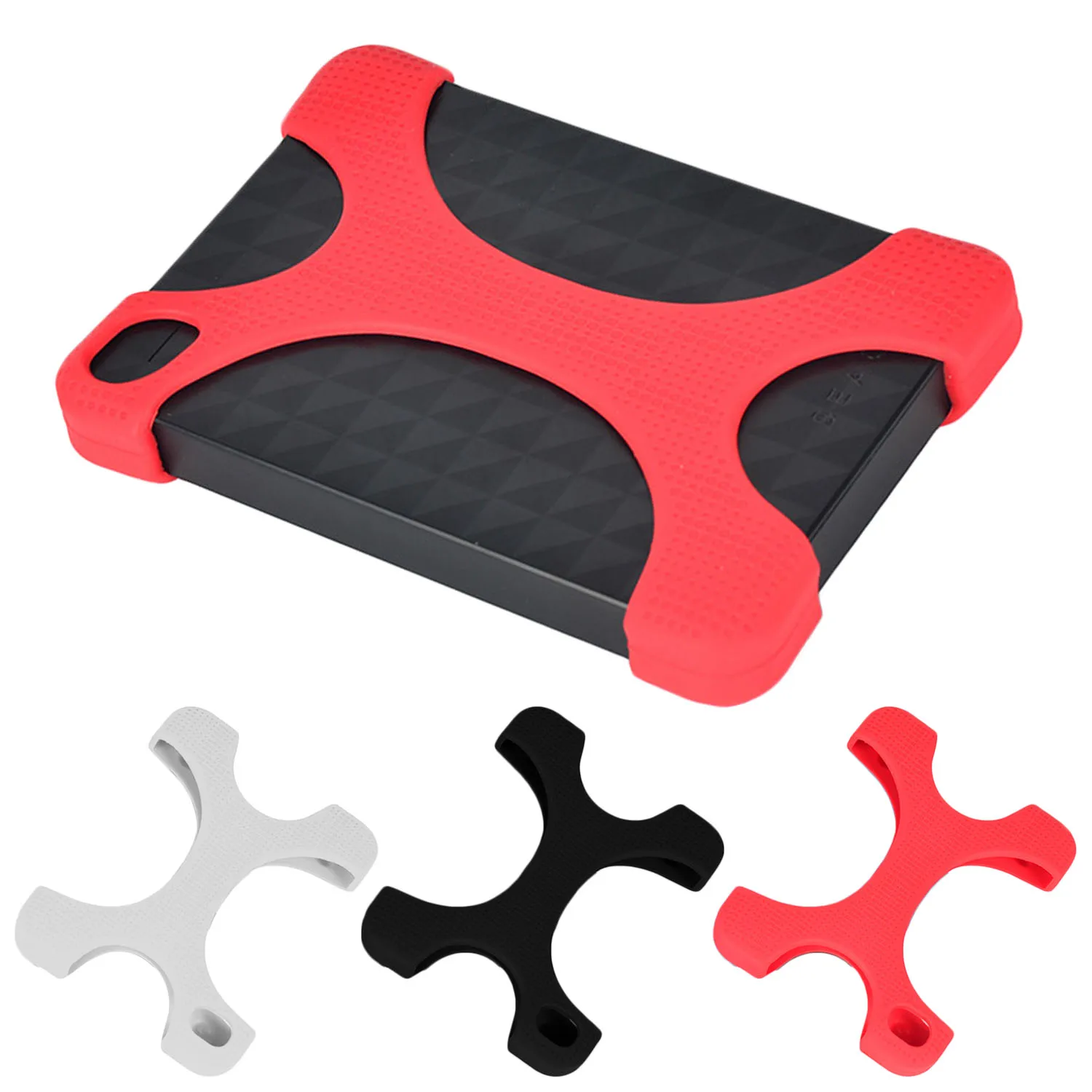 Ударопрочный силиконовый чехол Besegad для внешнего жесткого диска 2 5 дюйма